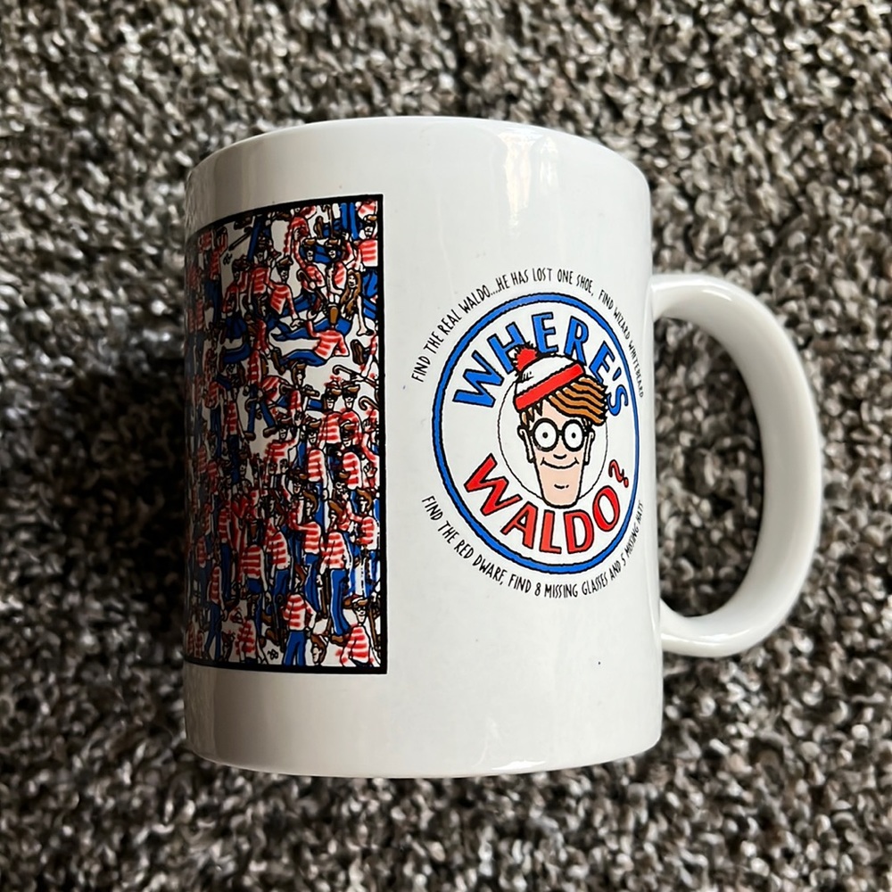 Rare Where’s Waldo collectible mug